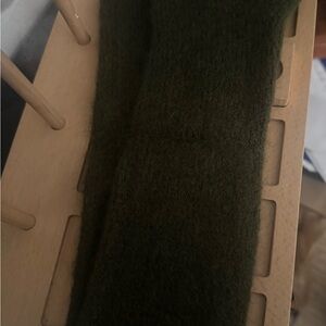 Mango Dark Green Gloves